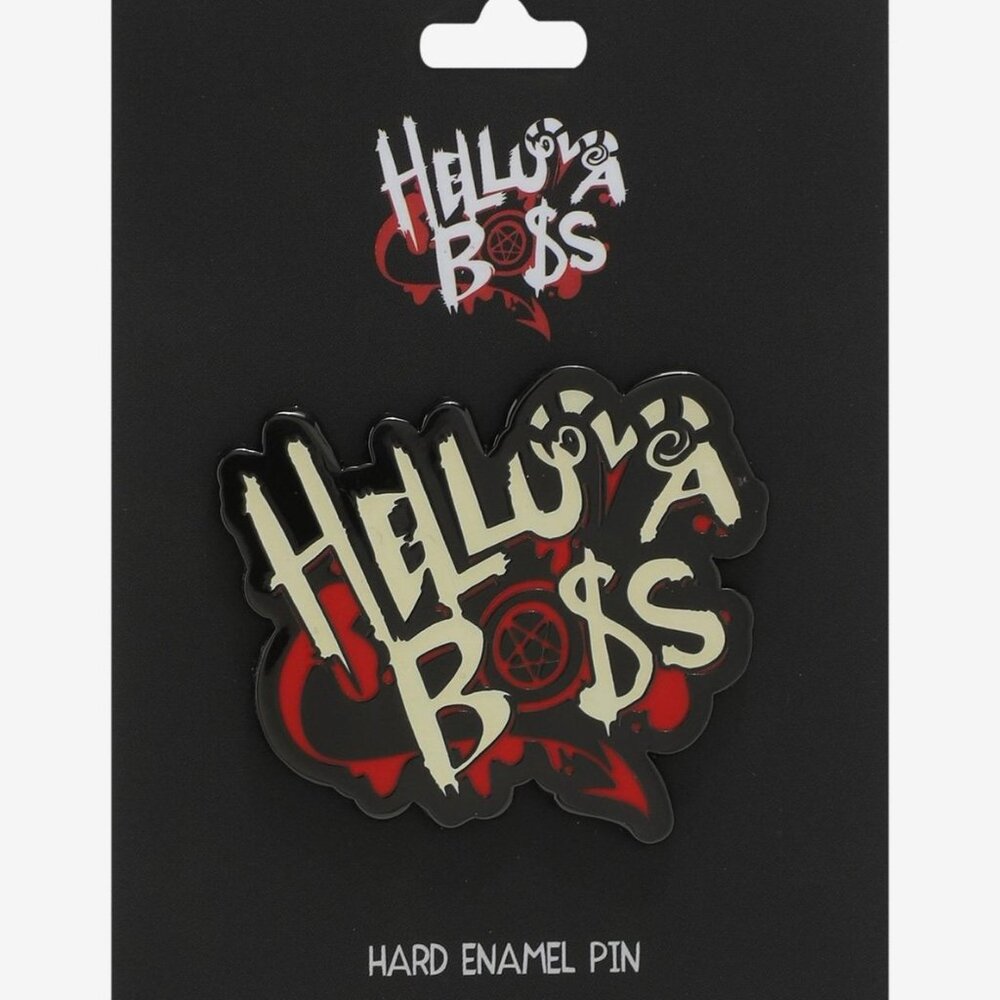 Helluva Boss Logo Enamel Pin SEALED FAST SHIPPING